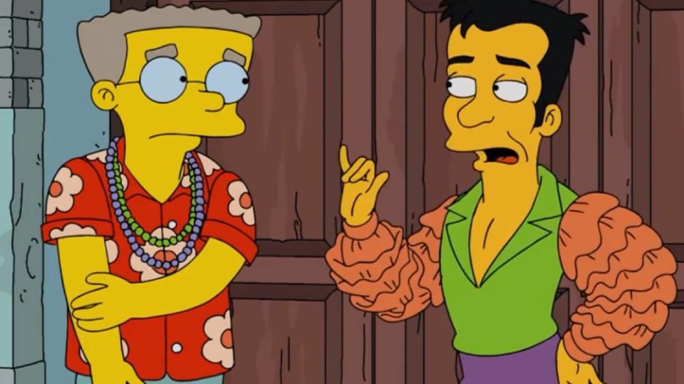 Waylon Smithers a Julio v seriálu Simpsonovi